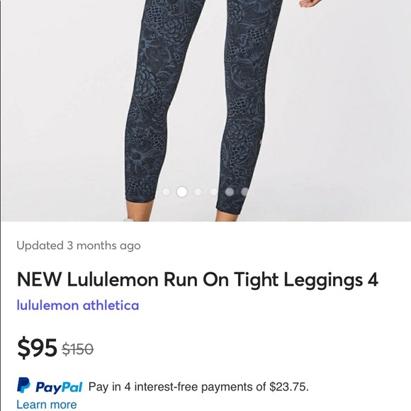 Lulu lemon beautiful never worn leggings - Picture 4 of 8